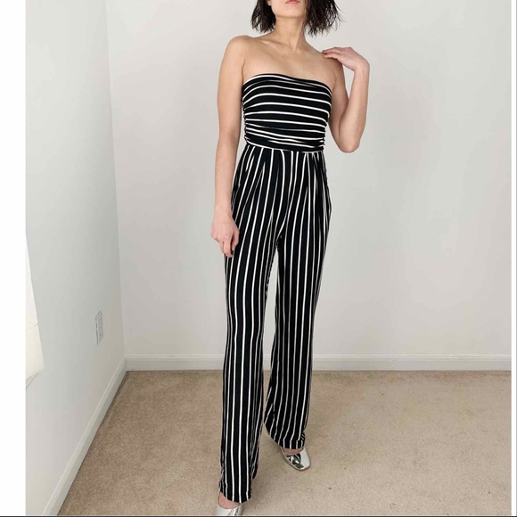 LAST 2!  STRIPED Pocketed Tube JUMPSUIT - Picture 7 of 7